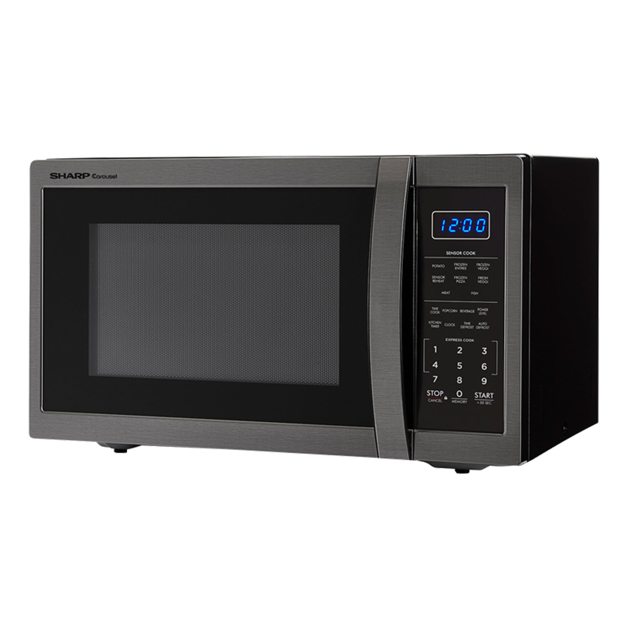 Sharp 1.4 Cubic Foot Stainless Steel Microwave (Open Box)