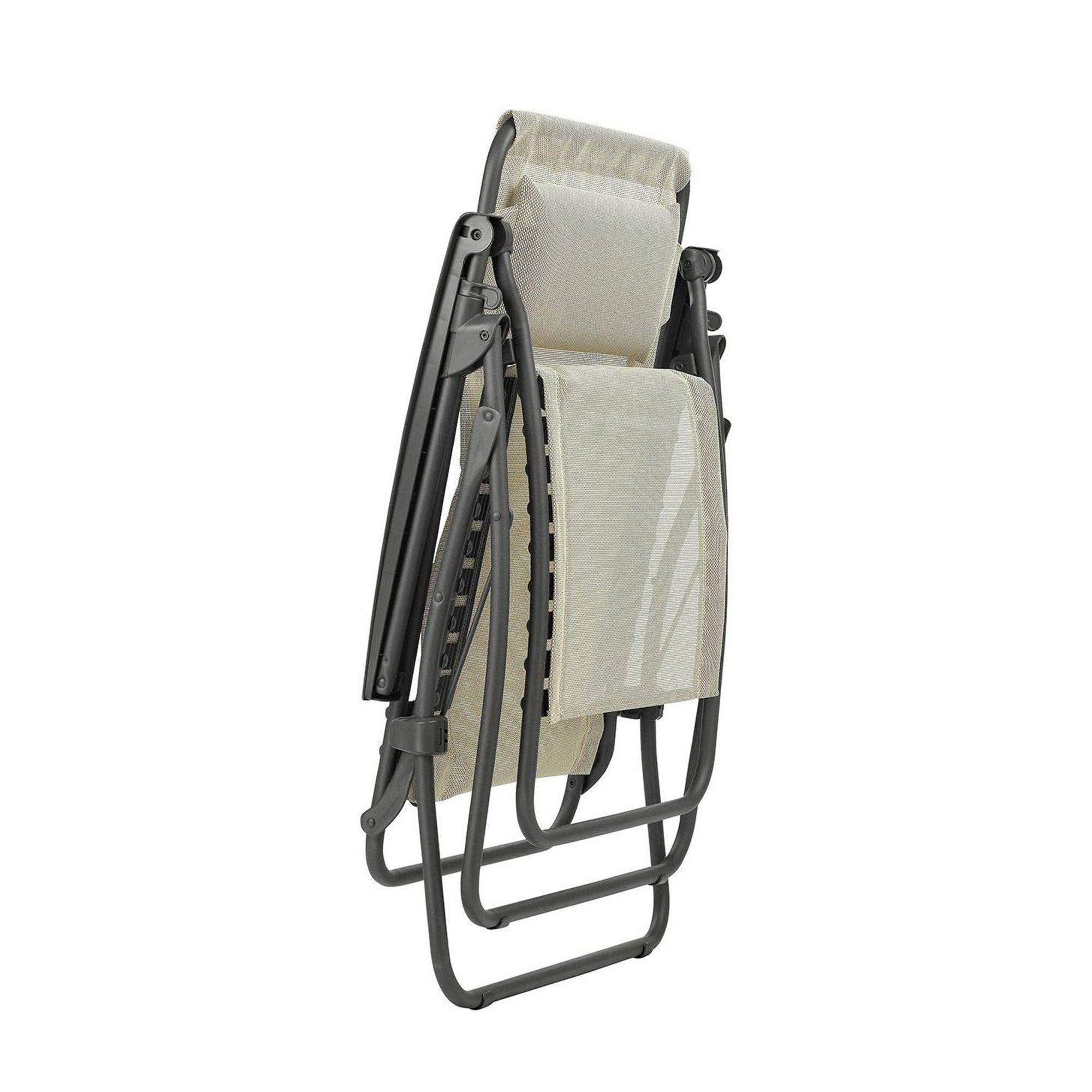 Lafuma R-Clip Batyline Iso Relaxation 0 Gravity Lounge Recliner, Seigle (Used) - VMInnovations