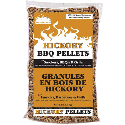 Smokehouse Hickory BBQ Smoker & Grill Smoking Hardwood Wood Pellets, 5 Pound Bag