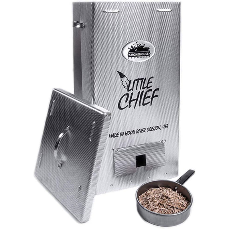 Smokehouse Little Chief Top Load Outdoor Cooking BBQ Electric Wood Chip Smoker