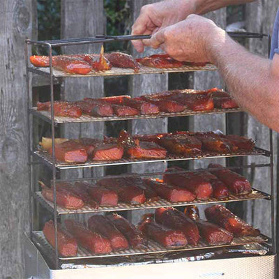 Smokehouse Little Chief Top Load Outdoor Cooking BBQ Electric Wood Chip Smoker