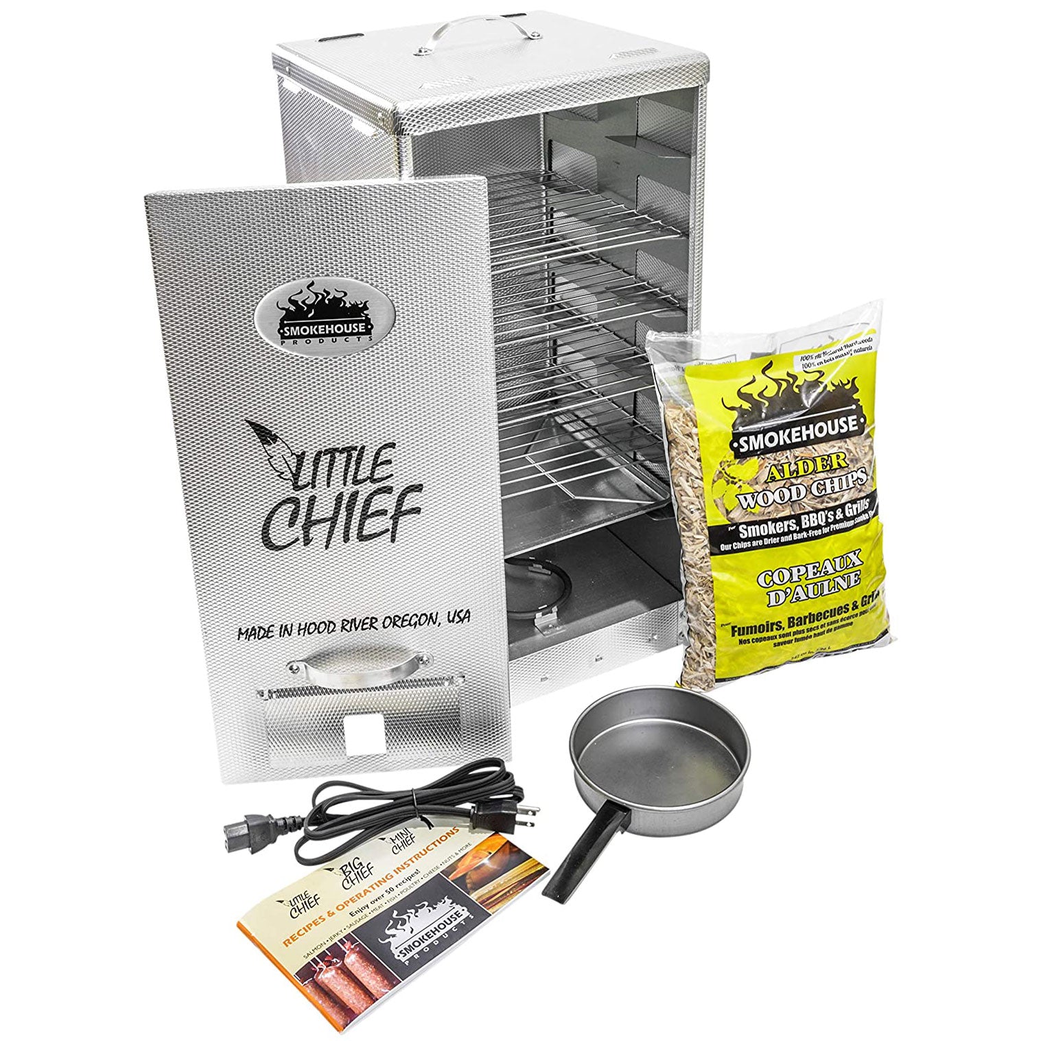 Smokehouse Little Chief Front Load Cooking BBQ Electric Wood Chip Smoker Grill