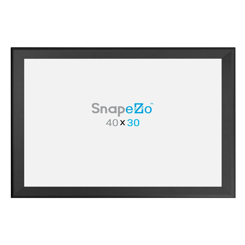 SnapeZo Aluminum Front Loading Snap Poster Frame, Black, 30x40 inches (Open Box)