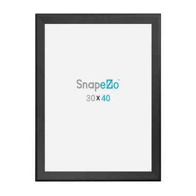 SnapeZo Aluminum Front Loading Snap Poster Frame, Black, 30x40 inches (Open Box)