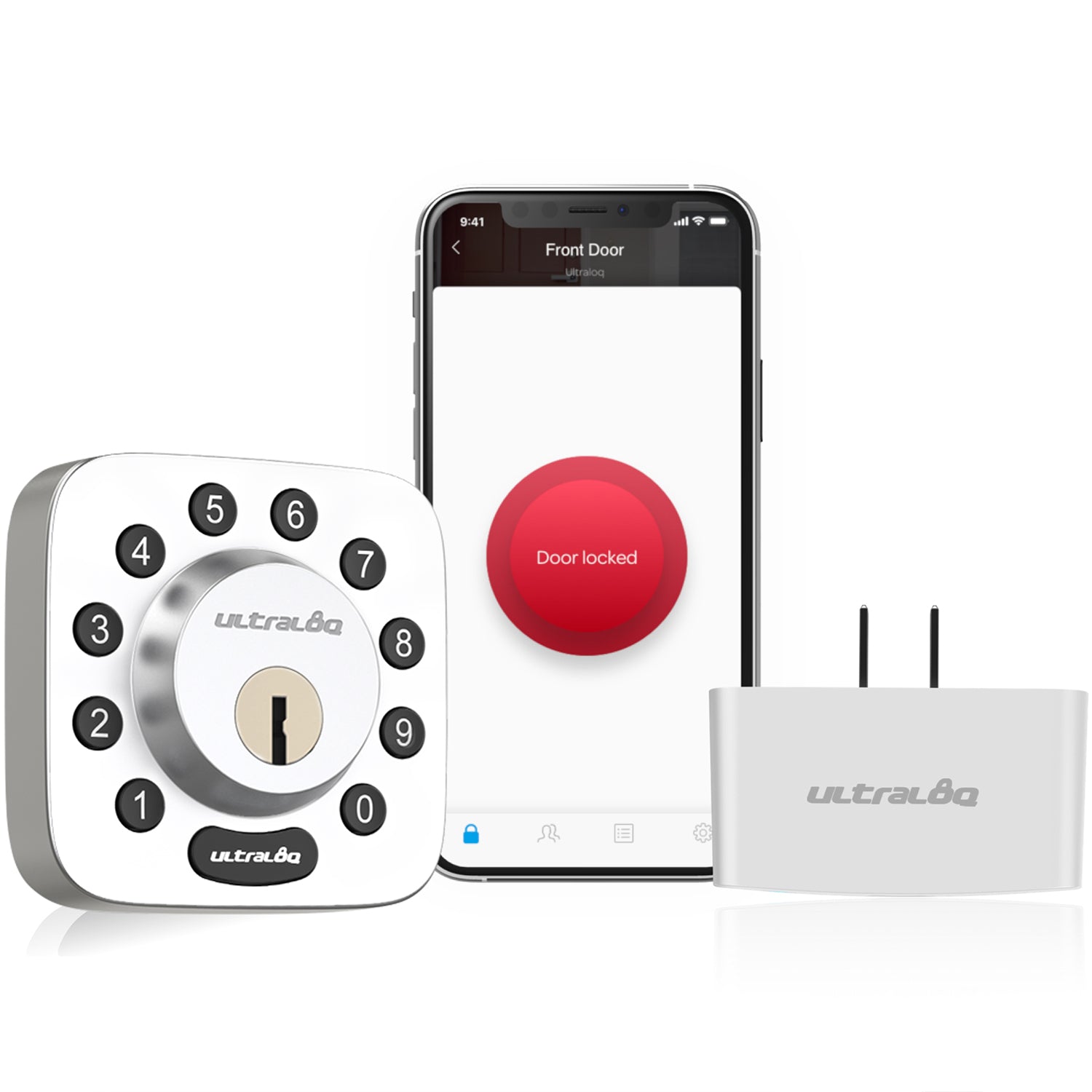 U-Tec U-Bolt-SN-UB01 5 n 1 WIFI Bridge Keypad Smart Home Deadbolt Lock - VMInnovations