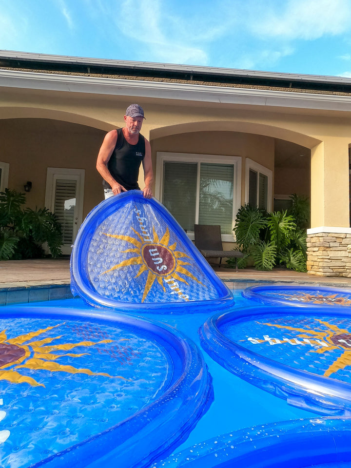 Solar Sun Rings UV Resistant Pool & Spa Heater Circular Solar Cover (3 Pack) - VMInnovations