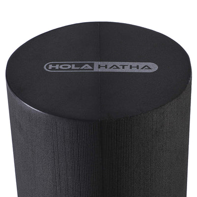 HolaHatha Portable High Density Solid EVA Foam Roller for Yoga and Gym Workouts