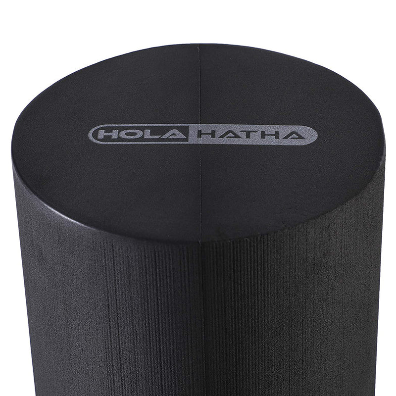 HolaHatha High Density Solid EVA Foam Roller for Yoga and Gym Workouts(Open Box)