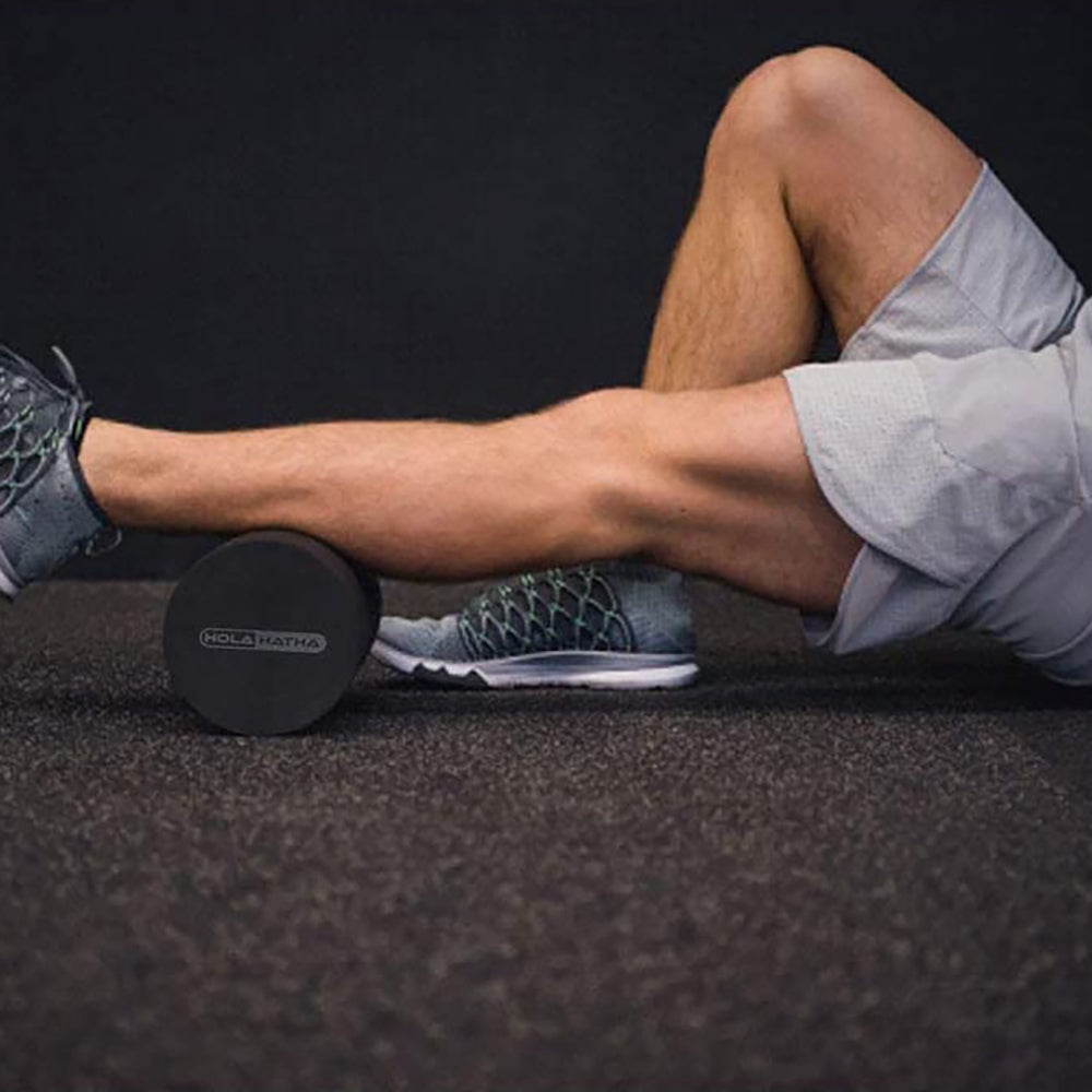 HolaHatha High Density Solid EVA Foam Roller for Yoga and Gym Workouts(Open Box) - VMInnovations