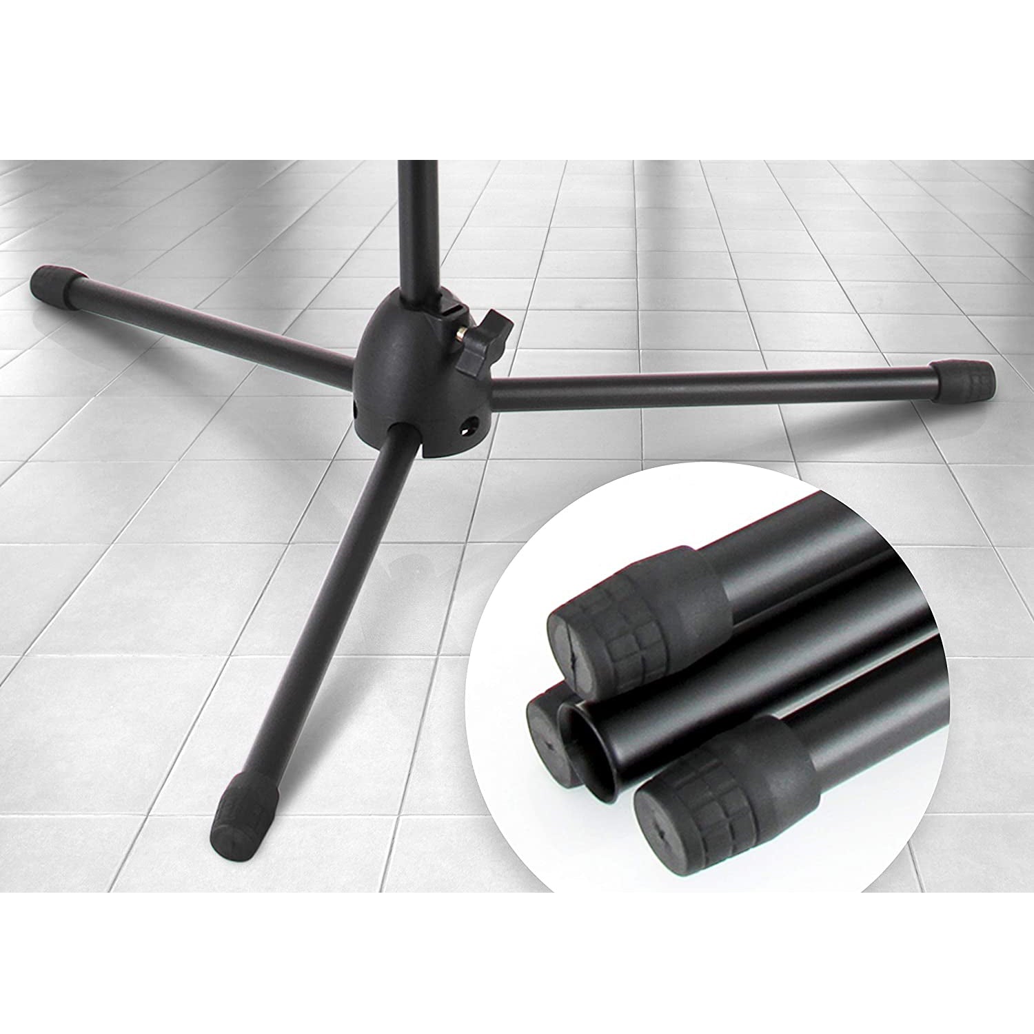 Pyle Pro Universal Microphone Tripod Stands with Carry Bag, Set of 2 (Open Box) - VMInnovations