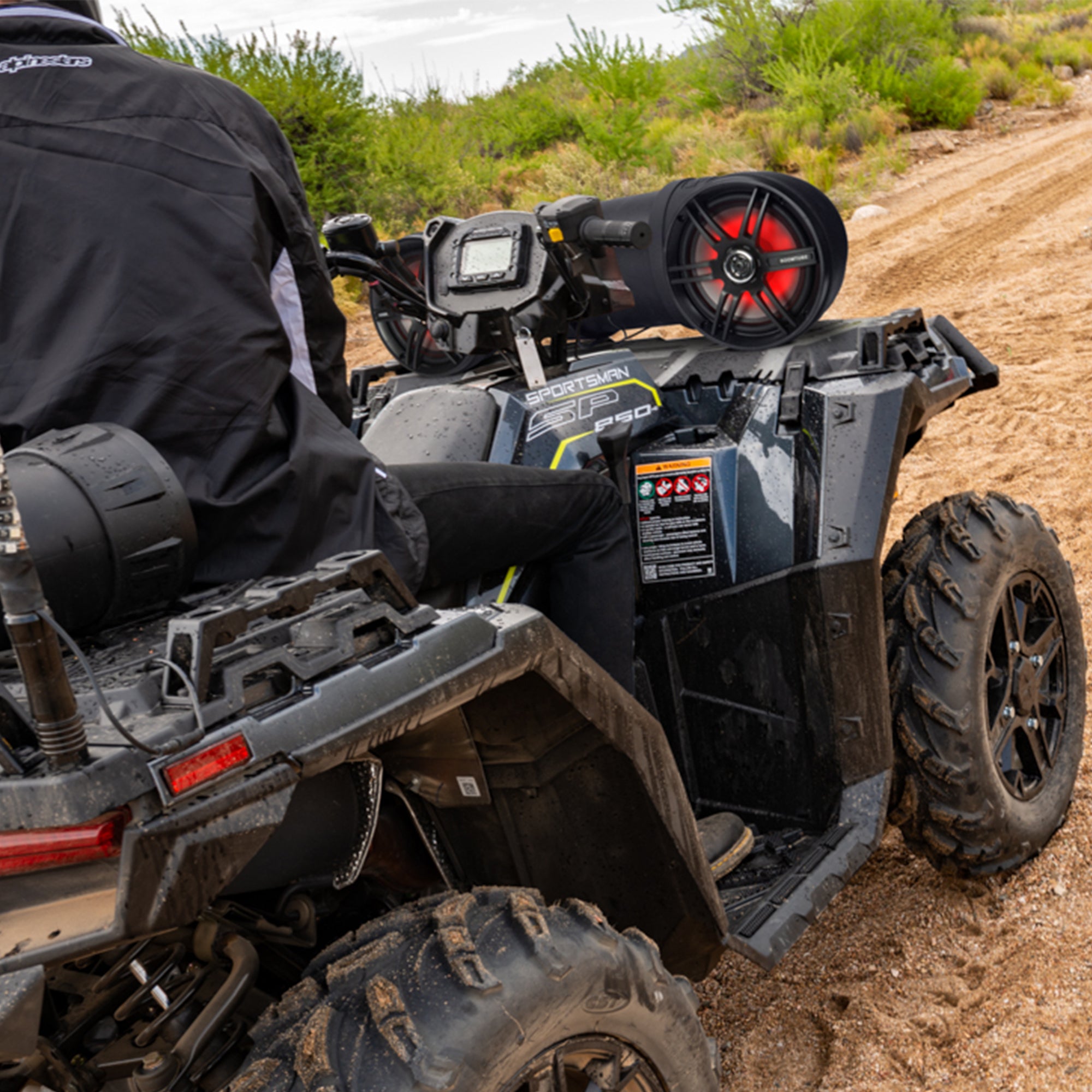 Soundstorm 6.5 Inch 450W Bluetooth Marine UTV ATV Speaker System (Open Box)
