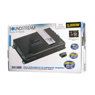 SoundStream Bass Xtreme Series 5000W Monoblock Car Audio Amplifier (For Parts)
