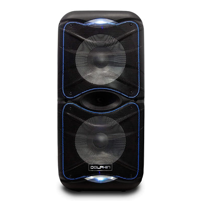 Dolphin SP-212RBT Portable Bluetooth Party Speaker with LED Lights (Used)