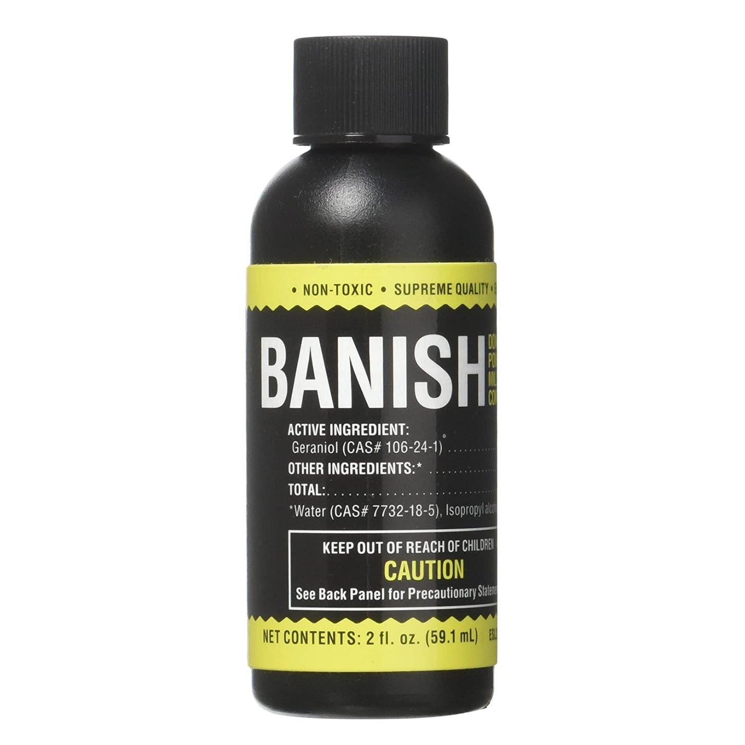 Supreme Growers BANISH Natural Mildew Pathogen Fungicide Concentrate, 2 Ounce - VMInnovations