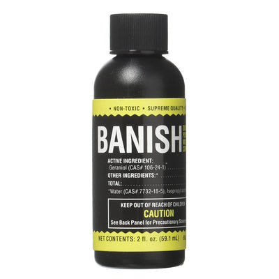 Supreme Growers BANISH Natural Mildew Pathogen Fungicide Concentrate, 2 Ounce - VMInnovations