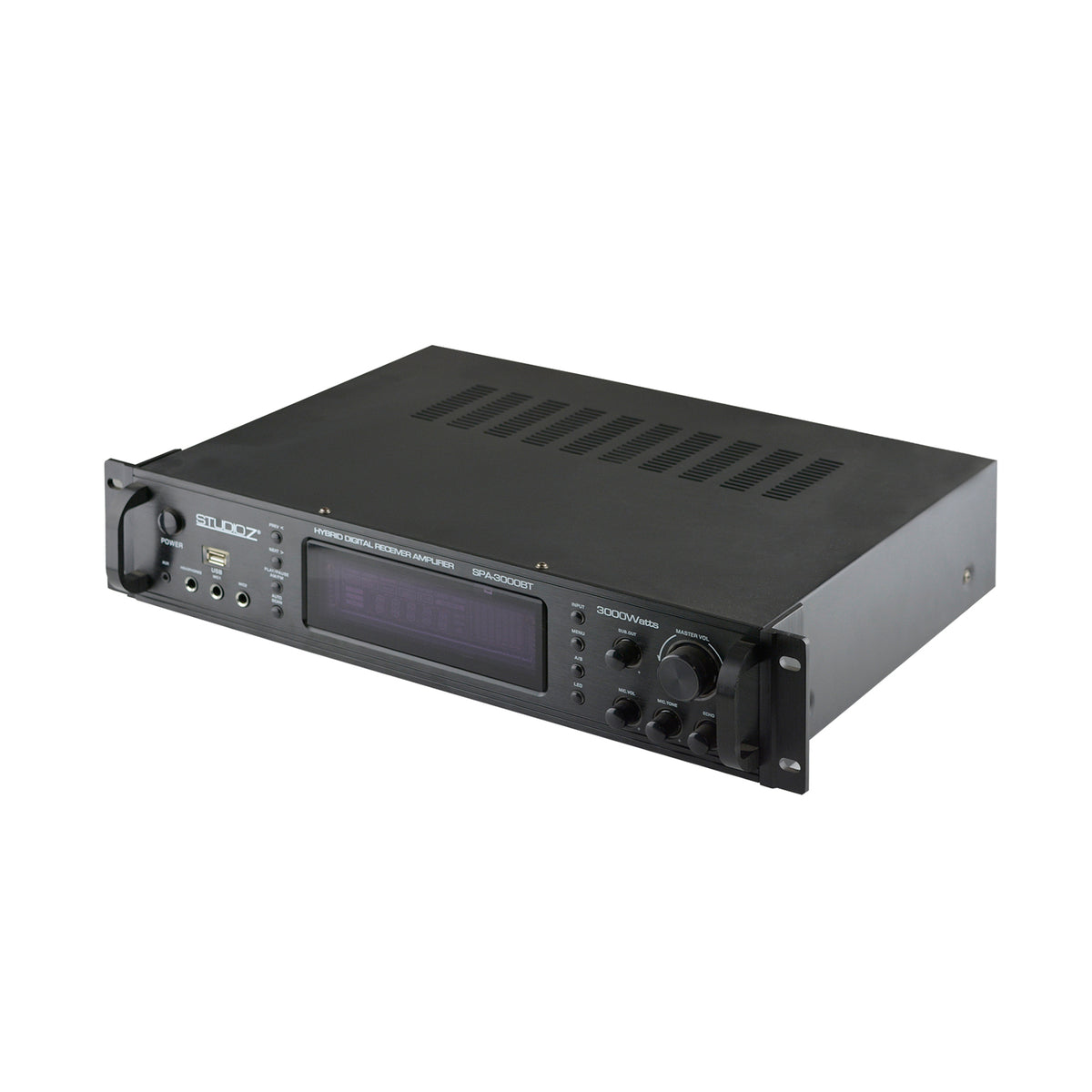 Studio Z SPA-3000BT Digital Home Audio Hybrid Radio Receiver 2 Channel Amplifier