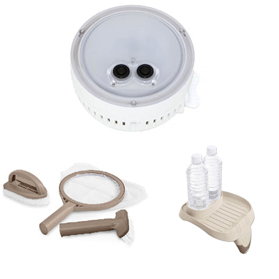 Intex PureSpa Multi-Colored LED Light, Maintenance Kit & Attachable Cup Holder