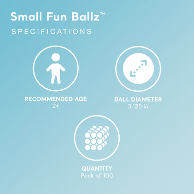 INTEX Large Plastic Balls Multi-Colored Fun Ballz 100 Pack | 49600EP (Open Box) - VMInnovations