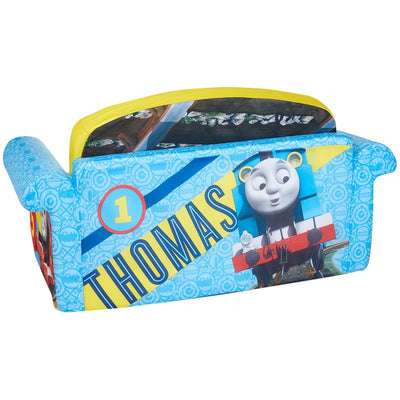 Marshmallow Furniture 2-in-1 Flip Open Couch Bed Kid's Furniture, Thomas Train