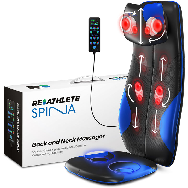 REATHLETE SPINA Shiatsu Massage Cushion with Back & Neck Massager (Open Box)