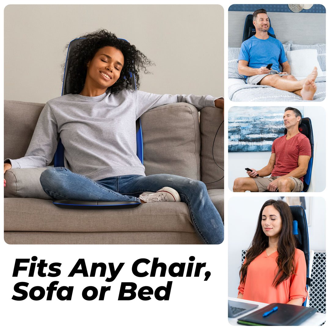 REATHLETE SPINA Shiatsu Massage Cushion with Back & Neck Massager (Open Box) - VMInnovations