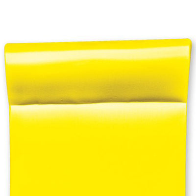 TRC Recreation Splash 1.25" Thick Foam Swimming Pool Float Lounger Mat, Yellow