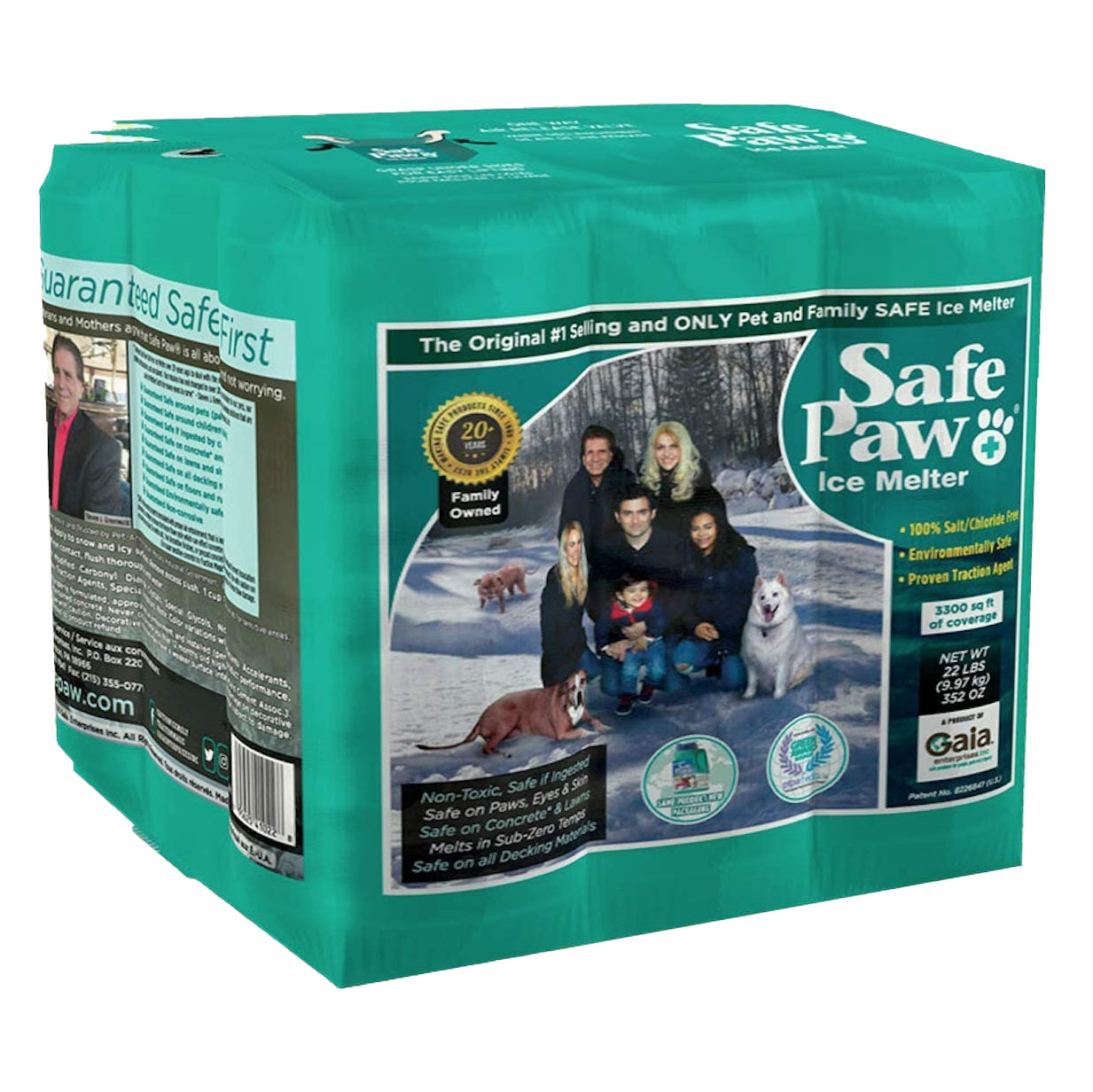 Safe Paw Ice Melt, 22 Pound and Traction Magic Snow Melter, 15 Pound Bucket - VMInnovations