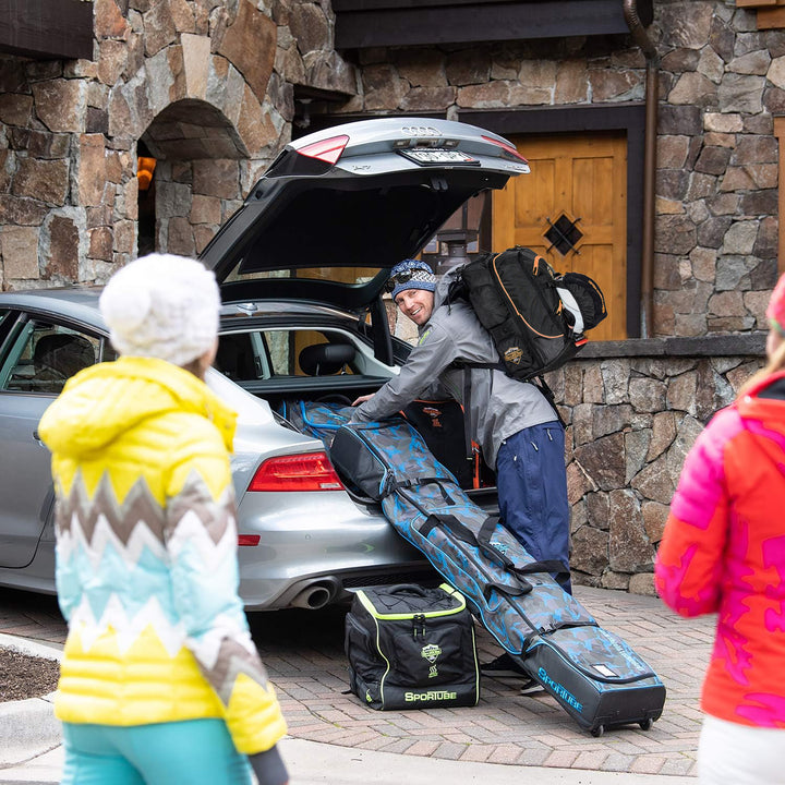 Sportube 44L Overheader Airline Carry On Padded Gear & Backpack, Orange (Used)