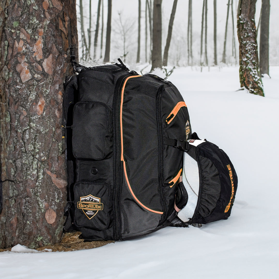 Sportube 44L Overheader Airline Carry On Padded Gear & Backpack, Orange (Used)