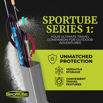 Sportube Series 1 Special Edition Outdoor Sports Gear Travel Case, Platinum