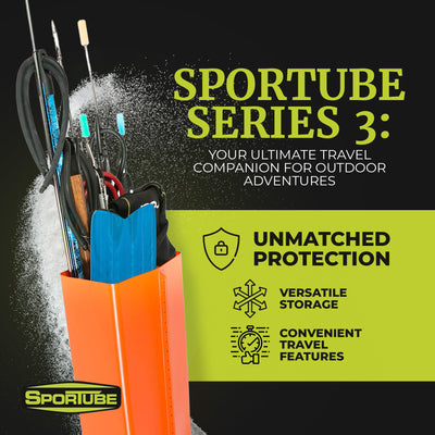 Sportube Series 3 Lightweight Outdoor Sports Gear Travel Case, Blaze (Used) - VMInnovations