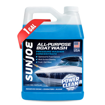 Sun Joe All Purpose Boat Wash Pressure Washer Cleaner Concentrate, 1 Gal, APBW1G - VMInnovations
