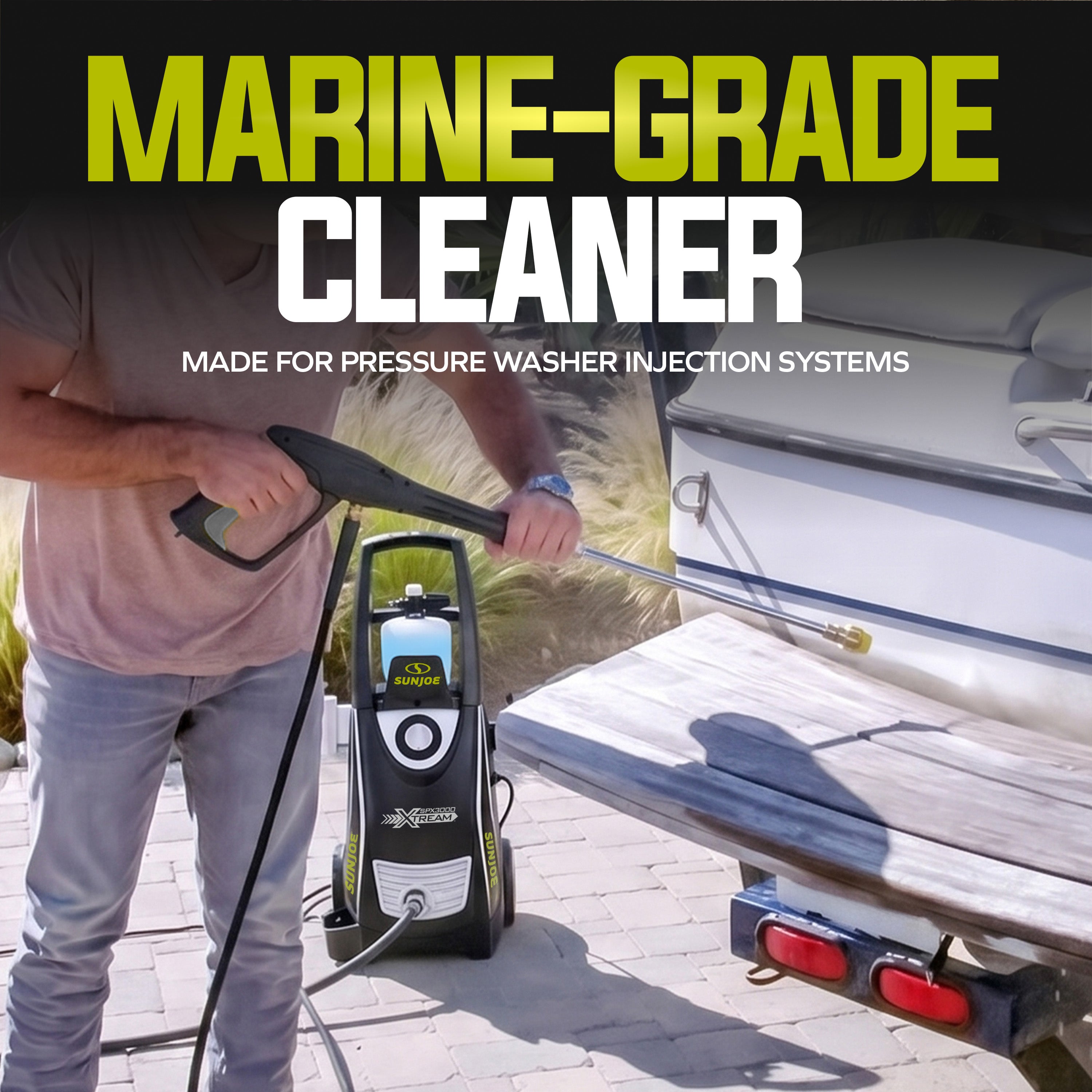 Sun Joe All Purpose Boat Wash Pressure Washer Cleaner Concentrate, 1 Gal, APBW1G - VMInnovations