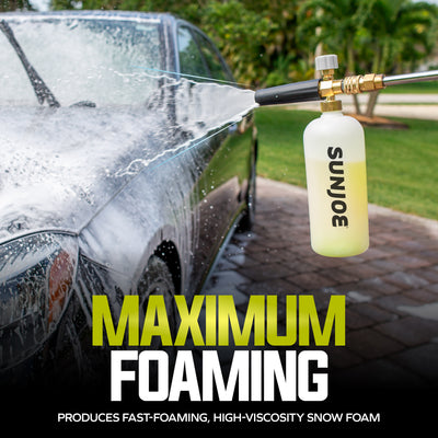 Sun Joe Snow Foam Pineapple Scented Car Wash Soap & Cleaner, 1 Gallon, FCS1G - VMInnovations