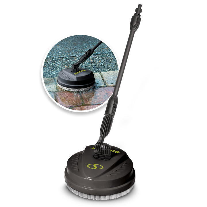 Sun Joe 10" Pressure Washer Attachment, Multi Surface, Green/Black (Open Box)