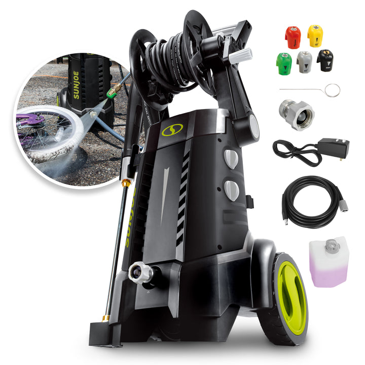 Sun Joe SPX3001 14.5-Amp 2030 PSI Pressure Washer with Hose Reel (For Parts)