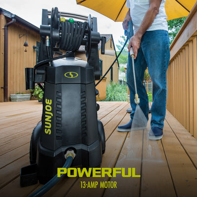 Sun Joe 14.5 Amp 2030 PSI Corded Electric Pressure Washer w/ Hose Reel(Open Box)
