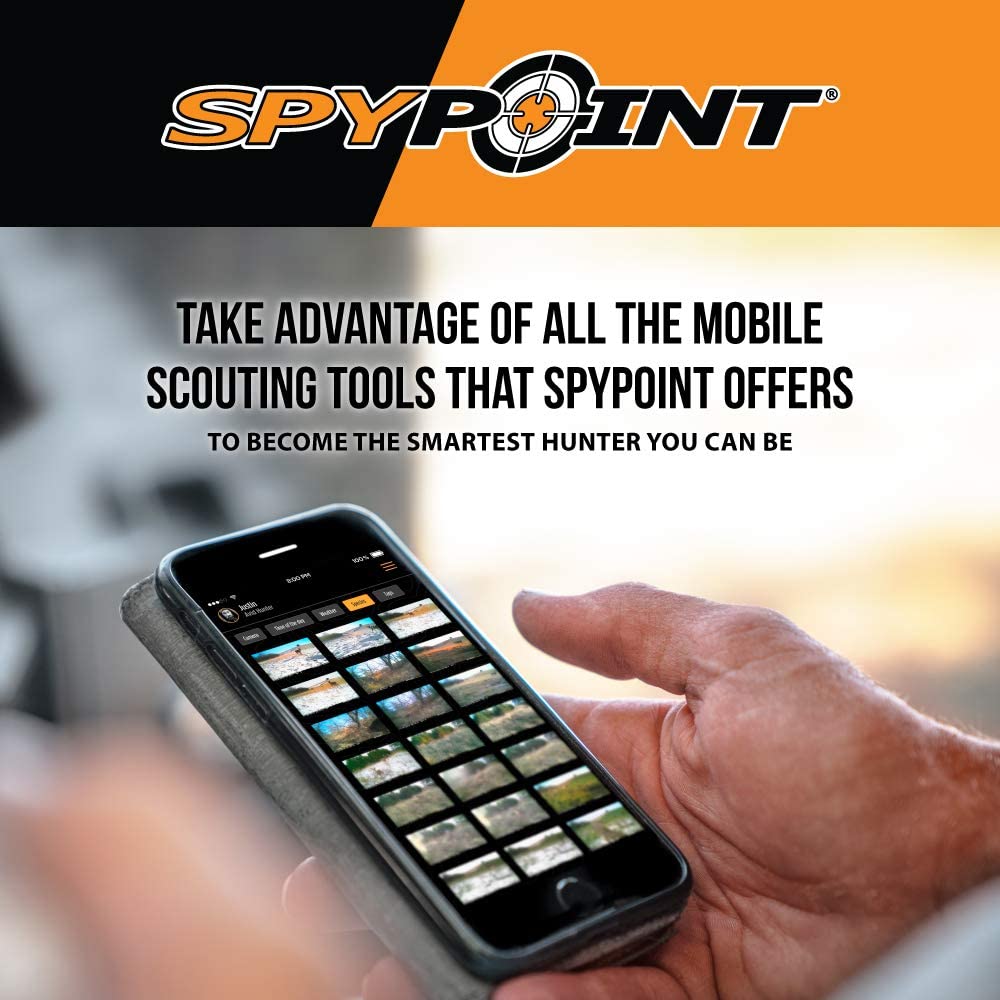 Spypoint Cellular LTE Hunting Game Trail Camera 80ft Detection w/ Smart App