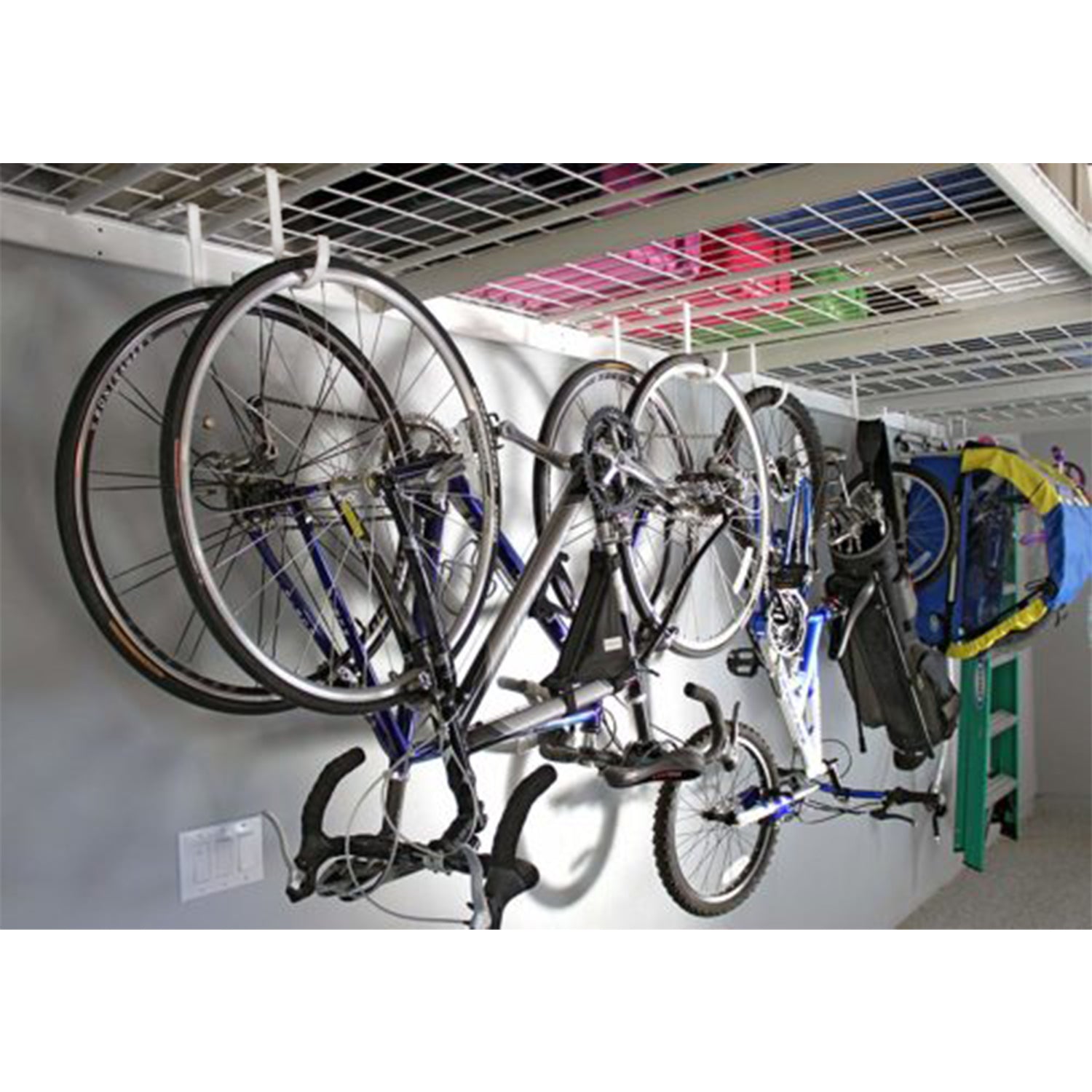 SafeRacks Hook Accessory Package for Storage and Organization, White, 8pc(Used) - VMInnovations