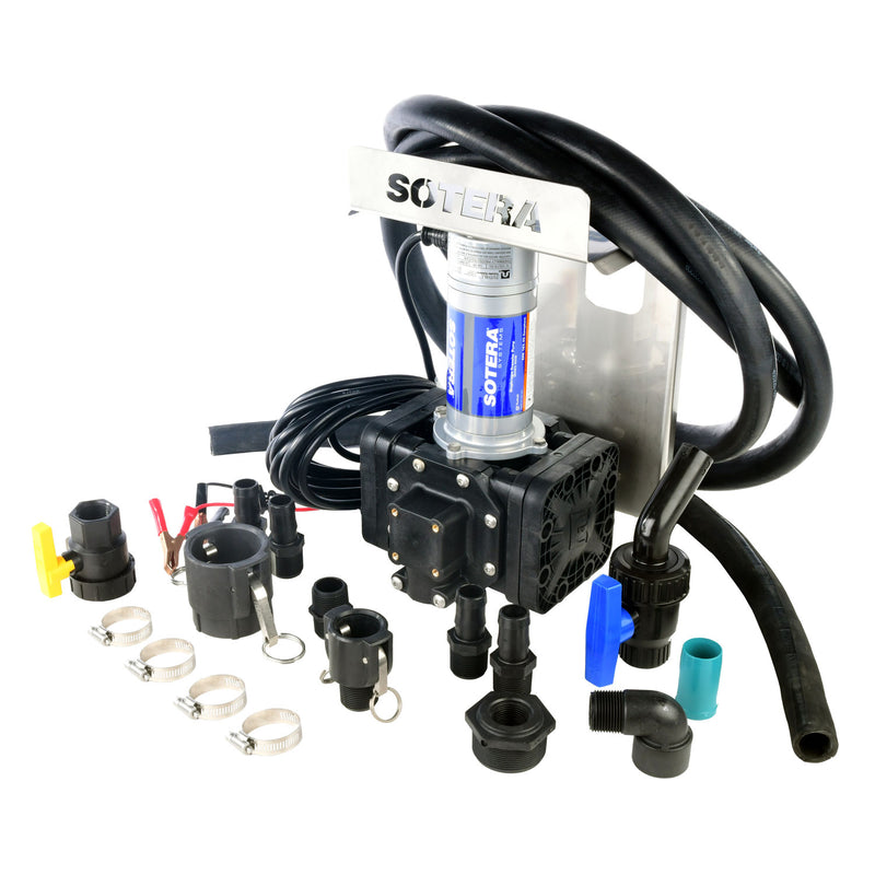 Sotera 12V 15 GPM Chemical Transfer Pump with Tote Mounting Package (Open Box)