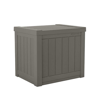 Suncast SS500ST 22 Gallon Small Resin Outdoor Patio Storage Deck Box (4 Pack)