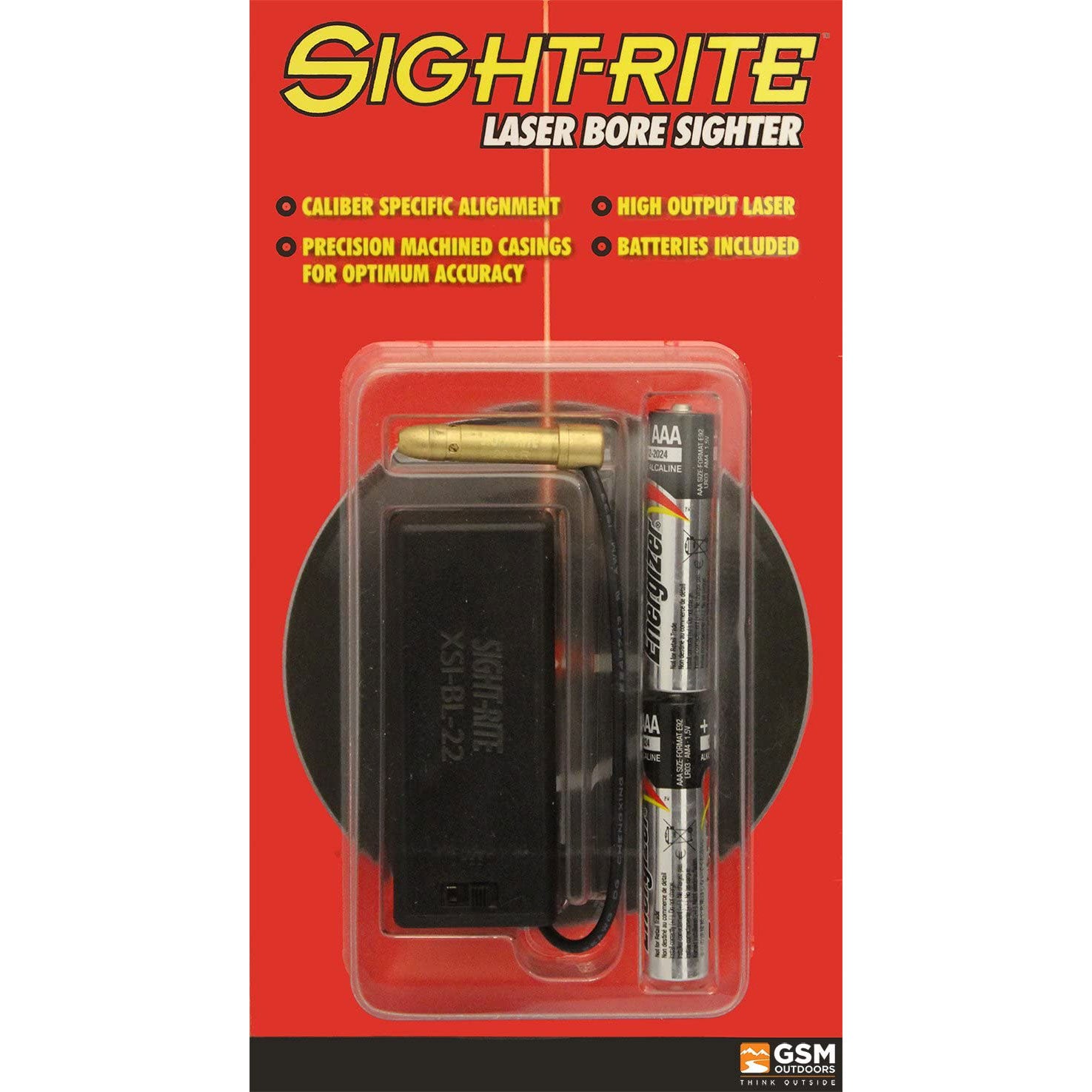 SSI XSI-BL-22 Sight Rite Chamber Cartridge Laser Bore Sighter for .22 LR Caliber - VMInnovations
