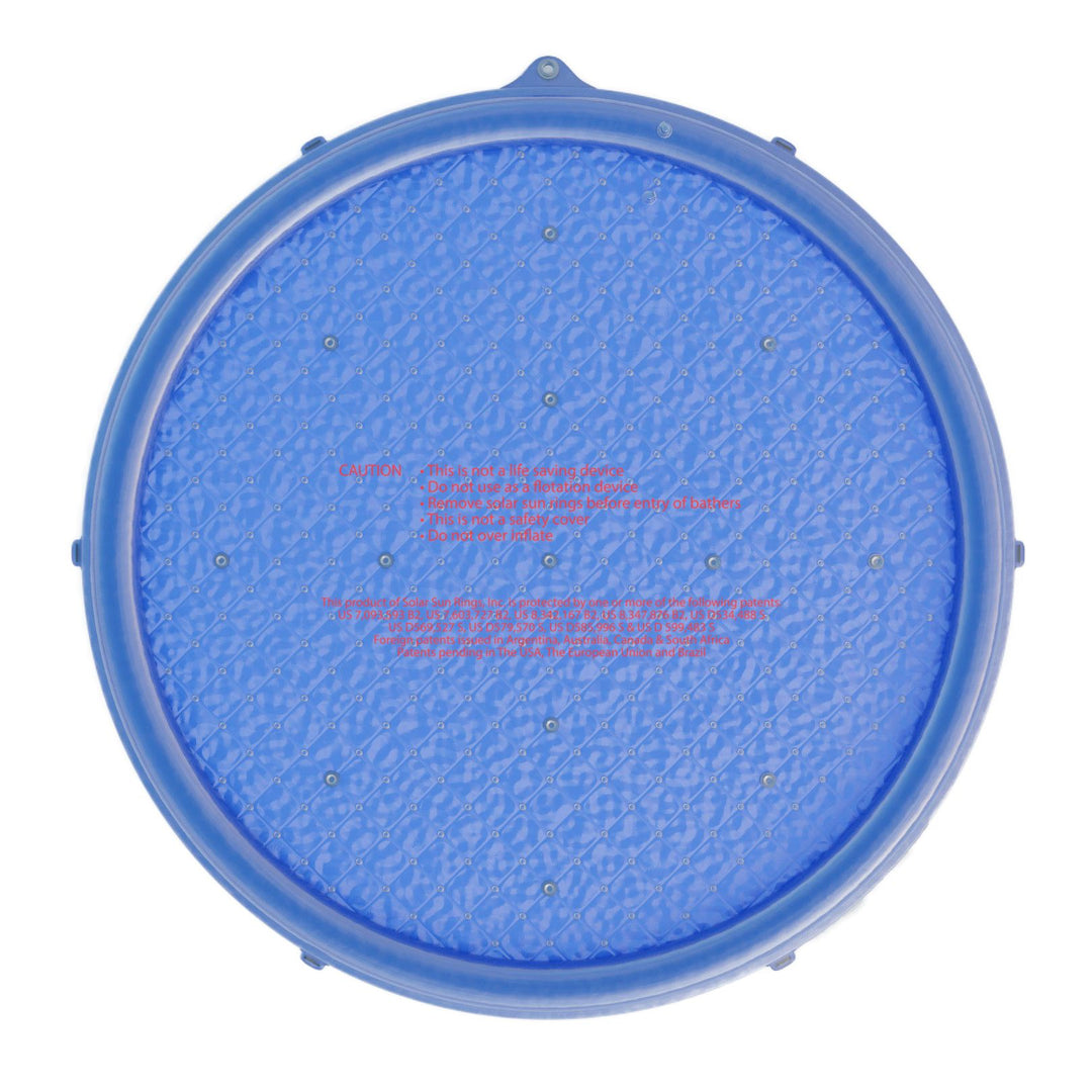 Solar Sun Rings UV Resistant Pool Spa Heater Circular Solar Cover, Blue (9 Pack) - VMInnovations