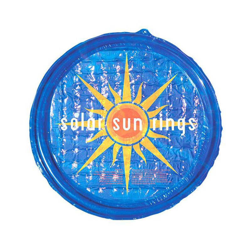 Solar Sun Rings UV Resistant Pool Spa Heater Circular Solar Cover, Blue (3 Pack)