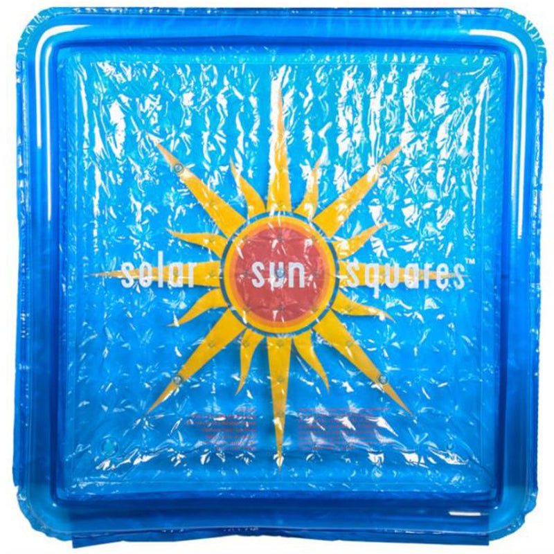 Solar Sun Rings UV Resistant Pool Heater Square Solar Cover, Sunburst (Used)