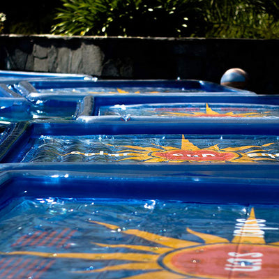 Solar Sun Rings UV Resistant Swimming Pool Heater Square Solar Cover, Sunburst - VMInnovations