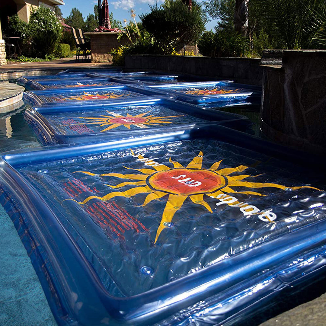 Solar Sun Rings UV Resistant Pool Heater Square Solar Cover, Sunburst (Used) - VMInnovations