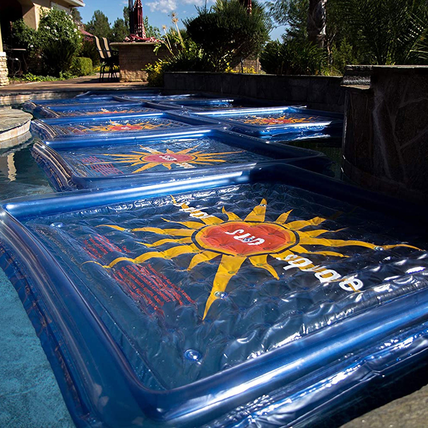 Solar Sun Rings UV Resistant Pool Heater Square Solar Cover Sunburst (Open Box) - VMInnovations