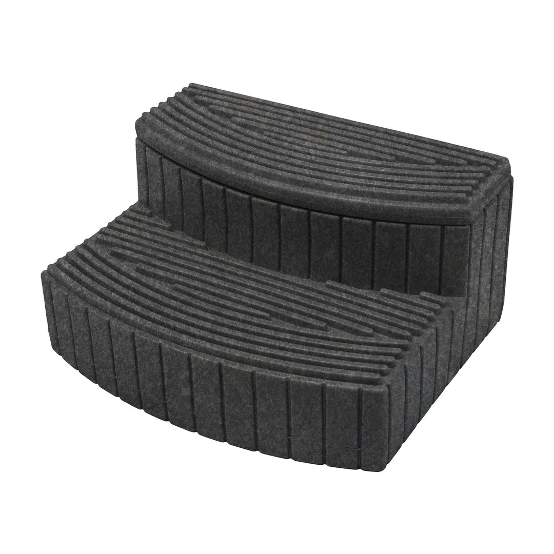 Good Ideas Sora Steps Lightweight Outdoor & Indoor Storage Step, Dark Granite