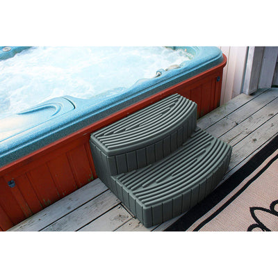 Good Ideas Sora Steps Plastic Outdoor & Indoor Storage Step, Gray (Used)